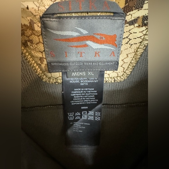 Sitka Mens Dakota Vest Optifade Waterfowl Marsh (XL) New with tags! - Picture 9 of 16